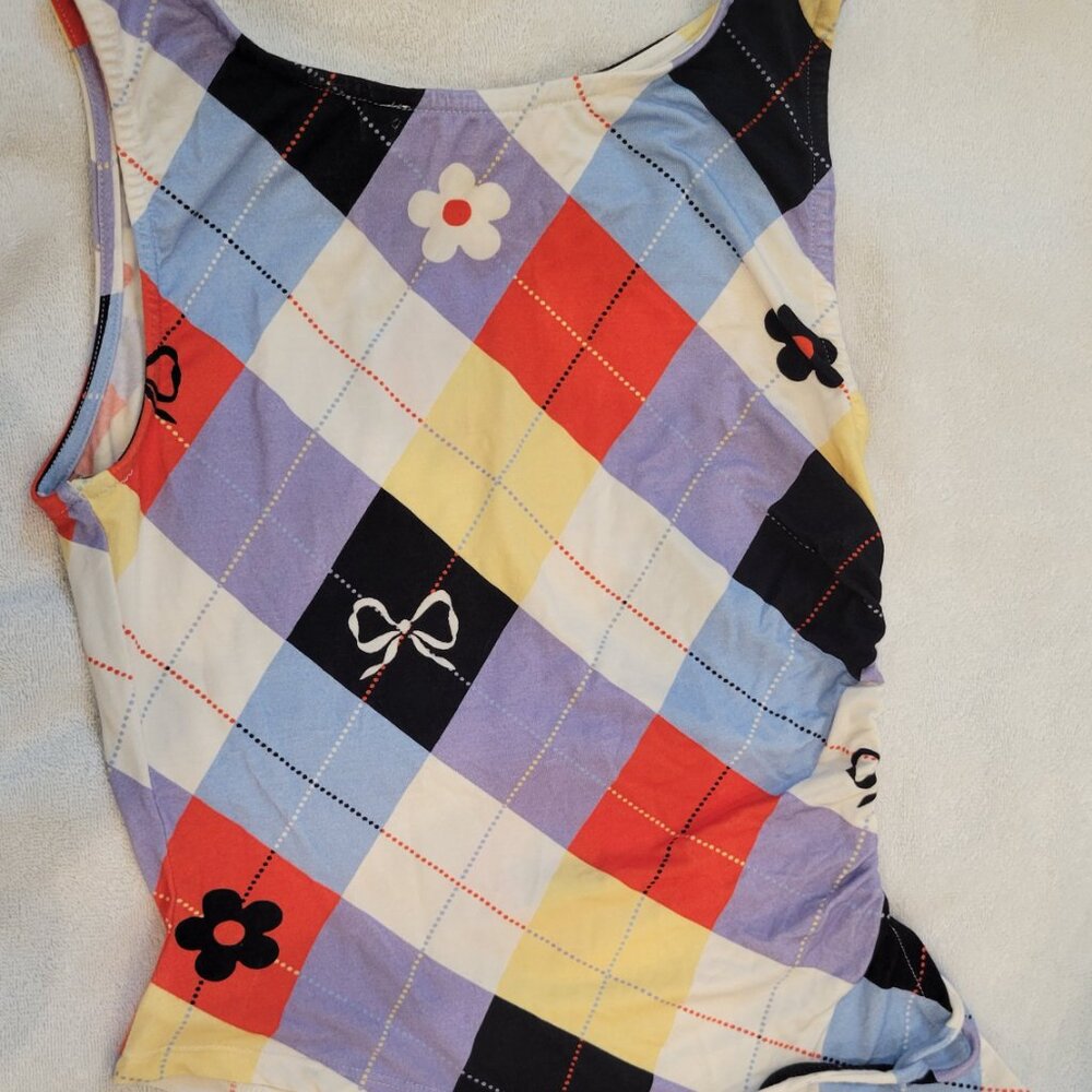 (NWT) Lisa Says Gah - Erin Tank - Cirque Argyle (XS) - Picture 6 of 10